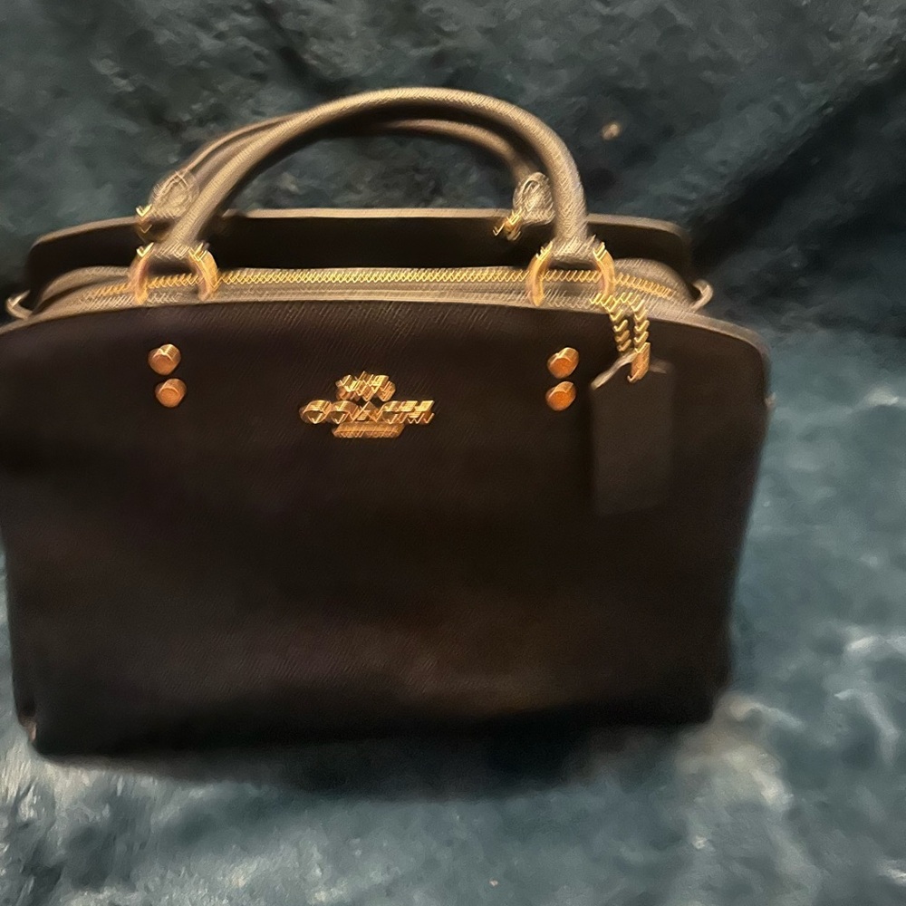 New Black Coach Hand Bag
